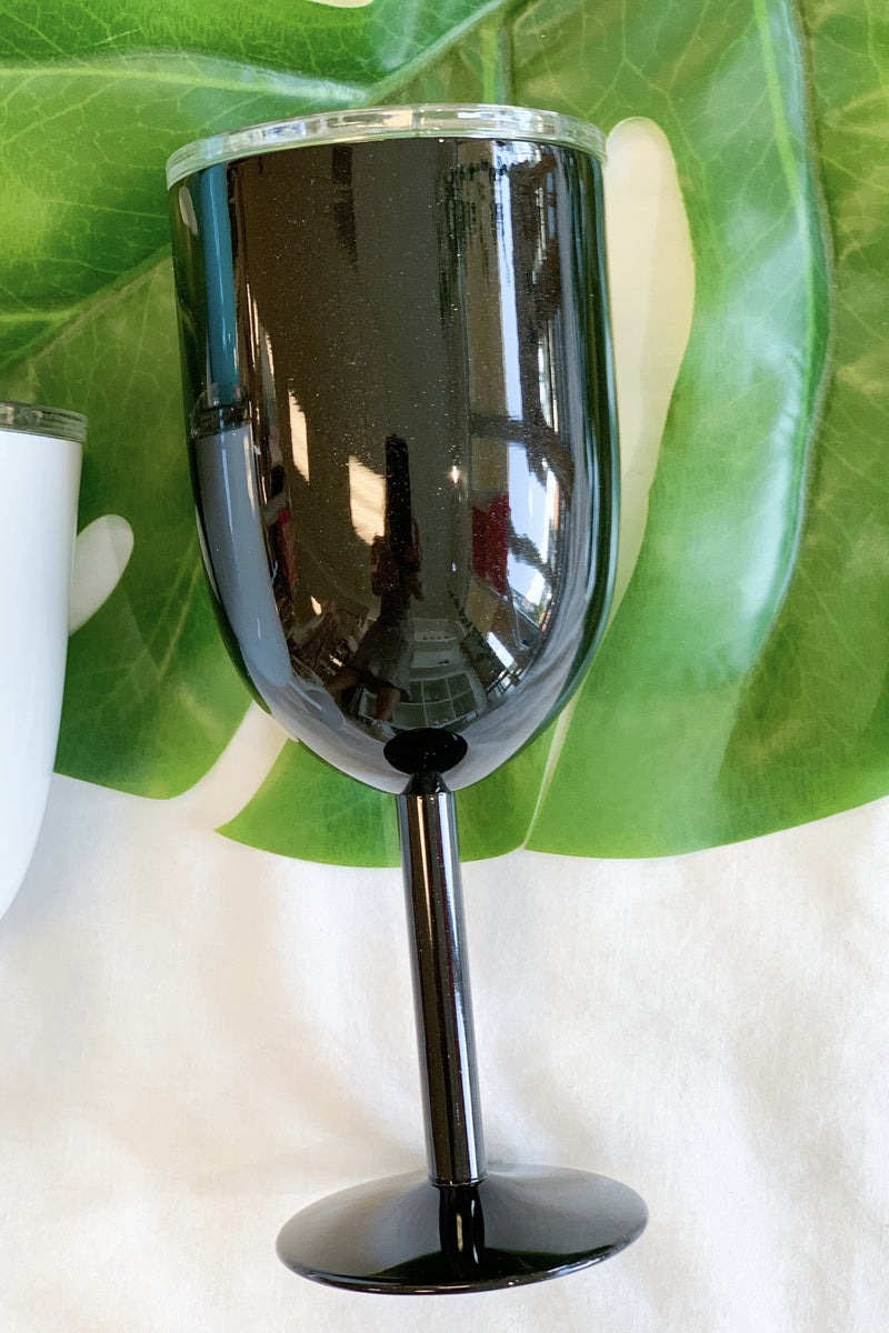 Insulated stemmed wine cup