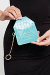 Cataleya Keychain Wallet - Turquoise