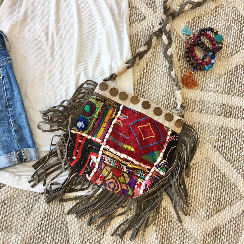 June Bohemian Crossbody Fringe Bag Girls Will Be Girls