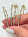 Gabrielle 2 Stone Opal & Clear Bracelet