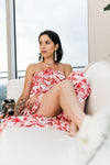 Suzette Floral Halter Dress