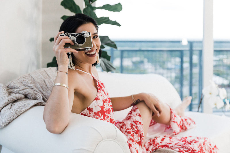 Suzette Floral Halter Dress