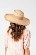 Sandie Frayed Boho Trim Hat