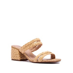 Emmaline Chunky Raffia Strappy Heel